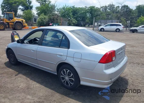 2005 Honda Civic Lx z USA, uszkodzony, nr VIN 2HGES16535H591423